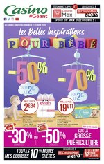 Catalogue Géant Casino "Les belles inspirations pour bébé", 40 pages, à Nice, 06/01/2020 - 02/02/2020 Prospectus Géant Casino "Les belles inspirations pour bébé", 40 pages, à Nice, 06/01/2020 - 02/02/2020