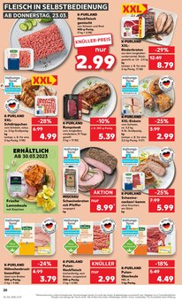 Pute Angebot im Kaufland Prospekt, gültig von 23.03.2023 bis 29.03.2023 Pute Angebot im aktuellen Kaufland Prospekt auf Seite 20