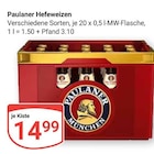 Hefeweizen im Angebot bei GLOBUS in Frankenthal Hefeweizen Angebote von Paulaner bei GLOBUS Frankenthal für 14,99 €