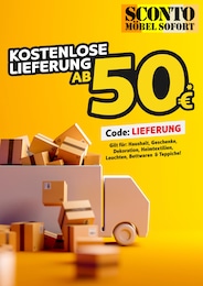 Sconto SB Prospekt "Kostenlose Lieferung ab 50€" für Rosendorf, 1 Seite, 13.06.2024 - 21.06.2024