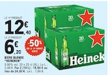 Bière Blonde - HEINEKEN en promo chez E.Leclerc Rennes à 6,20 €