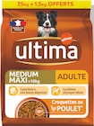 Croquettes pour chien médium/maxi adulte poulet - ULTIMA en promo chez Intermarché Angers à 20,27 €