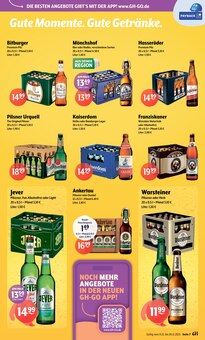 Bitburger im aktuellen Getränke Hoffmann Prospekt (Amberg) Bitburger im Getränke Hoffmann Prospekt "Aktuelle Angebote" mit 10 Seiten (Amberg)