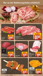 Fleischspieße Angebot im aktuellen REWE Prospekt auf Seite 12
