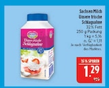 Unsere frische Schlagsahne Angebote von Sachsen Milch bei Marktkauf Bautzen für 1,29 €