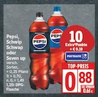 Pepsi, Schwip Schwap oder Seven up von  im aktuellen EDEKA Prospekt für 0,88 €