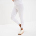 Legging 7/8ème avec dentelle blanc femme - La Halle Legging 7/8ème avec dentelle blanc femme à 9,99 € dans le catalogue La Halle