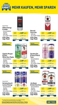 Gin im METRO Prospekt "Wochenangebote Händler + Monats-Mix August" mit 27 Seiten (Karlsruhe)