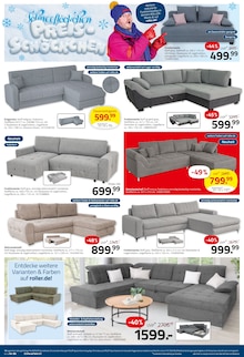 Sitzmöbel im ROLLER Prospekt "Schneeflöckchen Preisschöckchen" mit 16 Seiten (Gelsenkirchen)