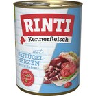 RINTI Kennerfleisch Geflügelherzen 800 g im Angebot bei Zookauf in Leverkusen RINTI Kennerfleisch Geflügelherzen 800 g Angebote von Rinti bei Zookauf Leverkusen für 2,19 €