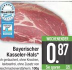 Bayerischer Kasseler-Hals im aktuellen EDEKA Prospekt für 0,87 €