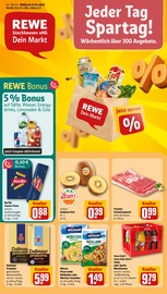 Aktueller REWE Prospekt mit Fleisch, "Dein Markt", Seite 1