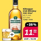 Irish Whiskey inkl. Glas von Kilbeggan im aktuellen Netto mit dem Scottie Prospekt