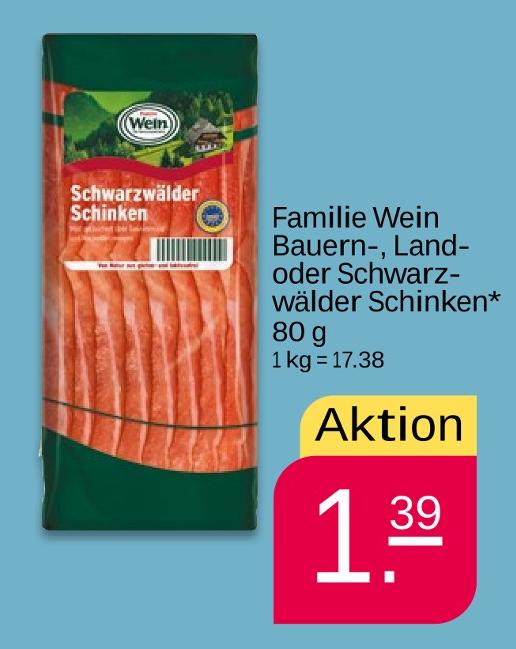 Bauern-, Land- oder Schwarzwälder Schinken