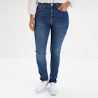 Promo Jeans skinny taille haute denim stone femme à 19,99 € dans le catalogue La Halle à Brignoles