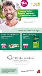 mea - meine apotheke Prospekt für Ingelheim mit 4 Seiten mea - meine apotheke Prospekt für Ingelheim: "Unsere August-Angebote", 4 Seiten, 01.08.2026 - 31.08.2026