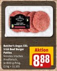 Angus XXL Irish Beef Burger Patties Angebote von Butcher's bei REWE Kirchheim für 8,88 €