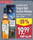 Single Malt Scotch Whisky von Talisker Skye im aktuellen ALDI Nord Prospekt für 19,99 €
