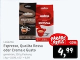 Aktuelle Lavazza Angebote bei Konsum in Dresden Aktuelles Espresso, Qualita Rossa oder Crema e Gusto Angebot bei Konsum in Dresden ab 4,99 €