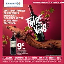 Prospectus E.Leclerc à Saint-Nicolas-d'Aliermont, "FOIRE AUX VINS", 96 pages, 30/09/2025 - 11/10/2025