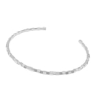Bracelet jonc en argent rhodié texturé à 53,00 € dans le catalogue E.Leclerc