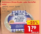 Aktuelles Omas Nudel- oder Kartoffelsalat Angebot bei Netto Marken-Discount in Duisburg ab 1,79 €