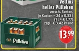 helles Pülleken im Angebot bei E center in Neuss helles Pülleken Angebote von Veltins bei E center Neuss für 13,99 €