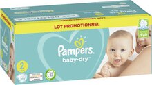 PAMPERS Baby-dry - Géant Casino à Neuilly-sur-Seine PAMPERS Baby-dry en promo chez Géant Casino Neuilly-sur-Seine à 19,11 €