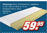 Aktuelles Rollmatratze Micro Angebot bei Möbel AS in Heidelberg ab 59,95 €