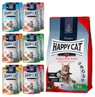 Katzennahrung im REWE Prospekt Katzennahrung von Happy Cat im aktuellen REWE Prospekt für 46,29 €