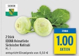 Sächsischer Kohlrabi im Angebot bei diska in Chemnitz Sächsischer Kohlrabi Angebote von EDEKA Heimatliebe bei diska Chemnitz für 1,00 €