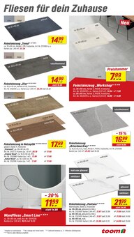 Fliesen im toom Baumarkt Prospekt "Respekt, wer's selber macht." mit 26 Seiten (Mannheim)
