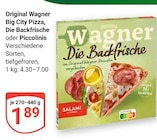 Big City Pizza im Angebot bei GLOBUS in Rostock Big City Pizza Angebote von Original Wagner bei GLOBUS Rostock für 1,89 €