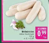 Weißwürstchen bei Marktkauf im Cavertitz Prospekt für 0,99 €