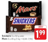 Snickers Angebote von Snickers bei EDEKA Offenbach für 1,99 €