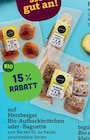 Bio-Aufbackbrötchen oder -Baguette im tegut Prospekt Bio-Aufbackbrötchen oder -Baguette von Herzberger im aktuellen tegut Prospekt für