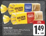 Golden Toast Vollkorn Angebote von Golden Toast bei E center Würzburg für 1,49 €