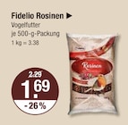 Rosinen von Fidelio im aktuellen V-Markt Prospekt für 1,69 €
