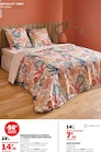 Parure housse de couette + 2 taies d'oreillers 63x63cm en promo chez Super U Joué-lès-Tours à 7,45 €