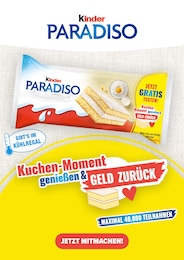 Supermarkt Prospekt von kinder Paradiso Bad Salzdetfurth kinder Paradiso Prospekt: "Kuchen-Moment genießen & Geld zurück", 1 Seite, 20.10.2025 - 16.11.2025