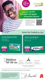 mea - meine apotheke Prospekt für Vaihingen mit 4 Seiten mea - meine apotheke Prospekt für Vaihingen: "Unsere Juni-Angebote", 4 Seiten, 01.06.2026 - 30.06.2026