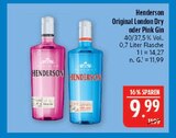 Original London Dry Gin im Angebot bei Marktkauf in Görlitz Original London Dry Gin Angebote von Henderson bei Marktkauf Görlitz für 9,99 €