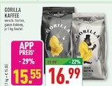 Kaffee Angebote von Gorilla bei Marktkauf Bielefeld für 15,55 €