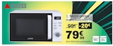 Four micro-ondes monofonction - SEB - But à Courbevoie Four micro-ondes monofonction - SEB en promo chez But Courbevoie à 79,99 €