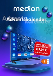 Medion Adventskalender im Prospekt 