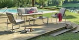 Salon Boreane 5 places aluminium - Hespéride en promo chez Maxi Bazar Neuilly-sur-Seine à 499,00 €