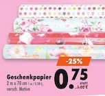 Geschenkpapier bei Mäc-Geiz im Hannover Prospekt für 0,75 €