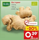 Bio Ingwer im Angebot bei Netto Marken-Discount in Ahaus Bio Ingwer Angebote von BioBio bei Netto Marken-Discount Ahaus für 0,39 €