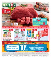 Promos Viande dans le catalogue "LES BONS PLANS de l'été" de Supermarchés Match Viande en promo dans le catalogue Supermarchés Match à la page 1