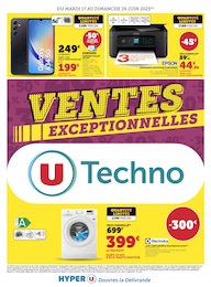 Catalogue Hyper U à Ouistreham "VENTES EXCEPTIONNELLES", 8 pages, 17/06/2025 - 29/06/2025 Prospectus Hyper U à Ouistreham "VENTES EXCEPTIONNELLES", 8 pages, 17/06/2025 - 29/06/2025